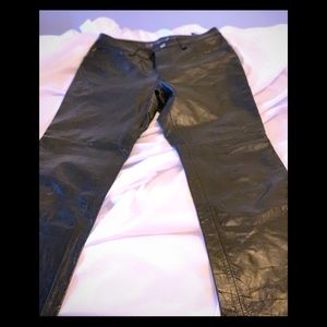 NWOT- Genuine Leather pants by GAP.
